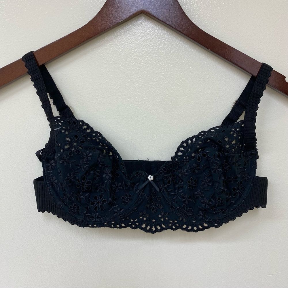 For Love And Lemons Sophie Floral Eyelet Bra - Picture 3 of 6